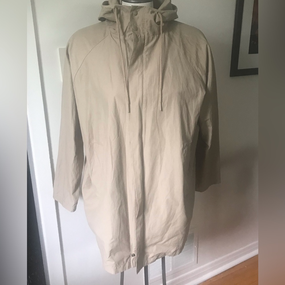Oak & Fort Hooded Spring/Fall Jacket - Size Small